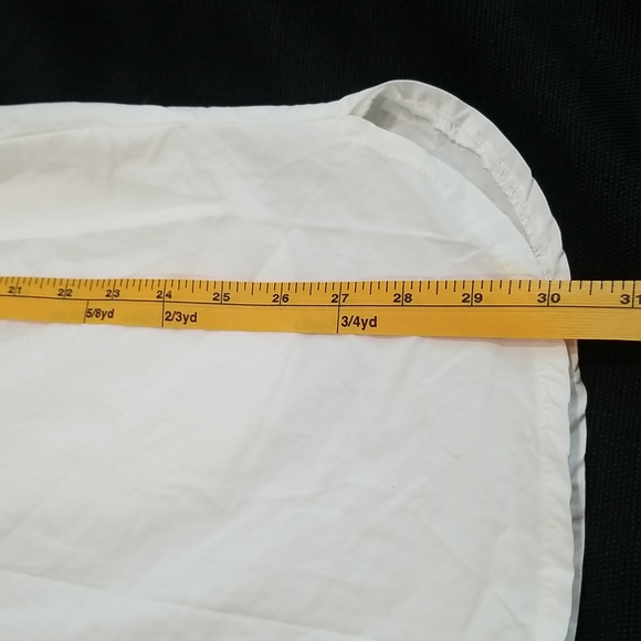 Dreamers White Laced Up Collared Long Sleeves  Dress. S - Picture 15 of 16